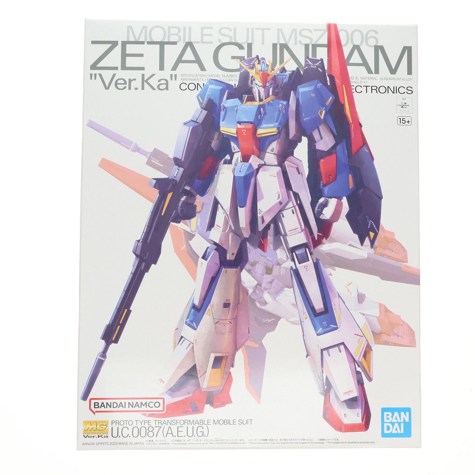 再販) MG 1/100 ゼータガンダム Ver.Ka 機動戦士Zガンダム プラモデル