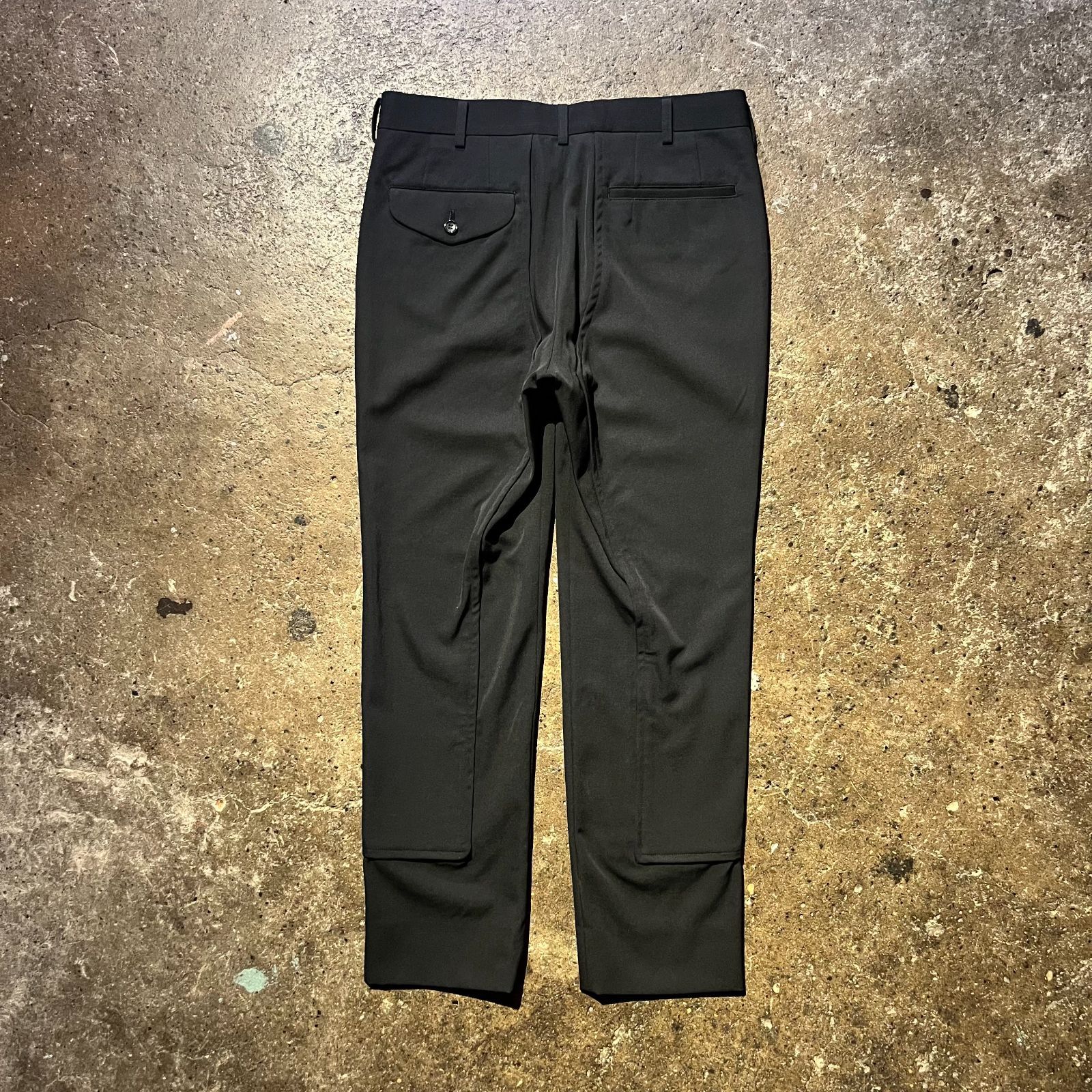 COMME des GARCONS HOMME PLUS 20aw ウールギャバダブルニーパンツ