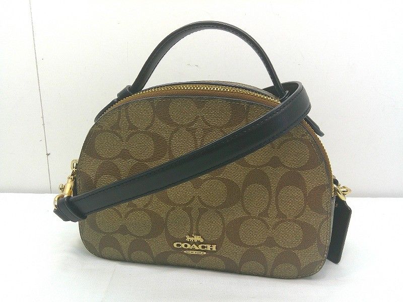s25g-A807k【】COACH コーチ シグネチャー セレナ サッチェル 2WAY  