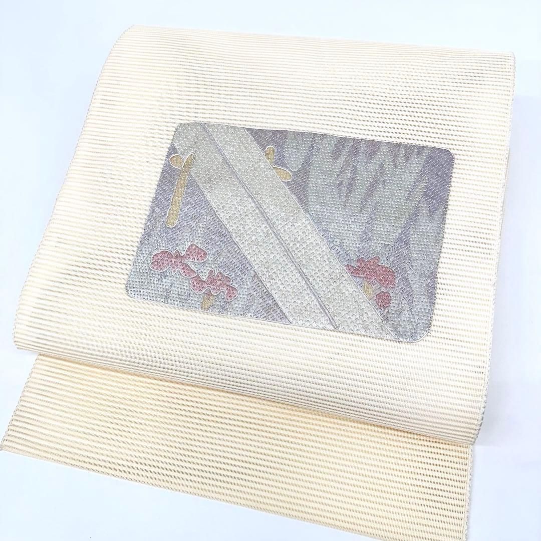 着物と帯 時流 SN 25876 s 正絹 八寸夏名古屋帯絽刺し 伝統文化