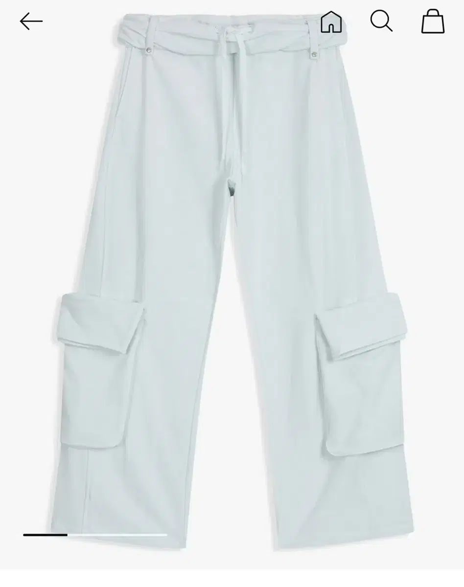 オープンワイワイ ROLLED WAIST SWEAT CARGO カーゴパンツ