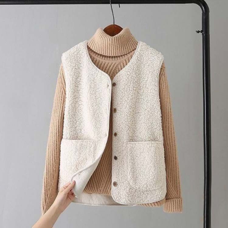 ボアベスト レディース ジレ ボア ベスト ロングベスト 秋 冬 春 ボア