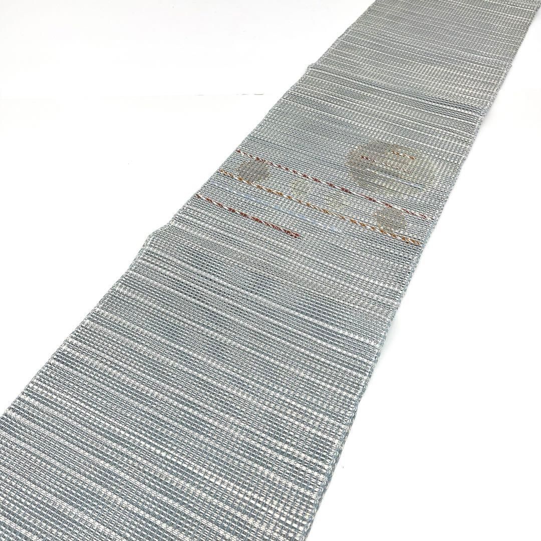 着物と帯 時流 SN 25873 s 正絹 八寸夏名古屋帯 手組み羅 超長尺