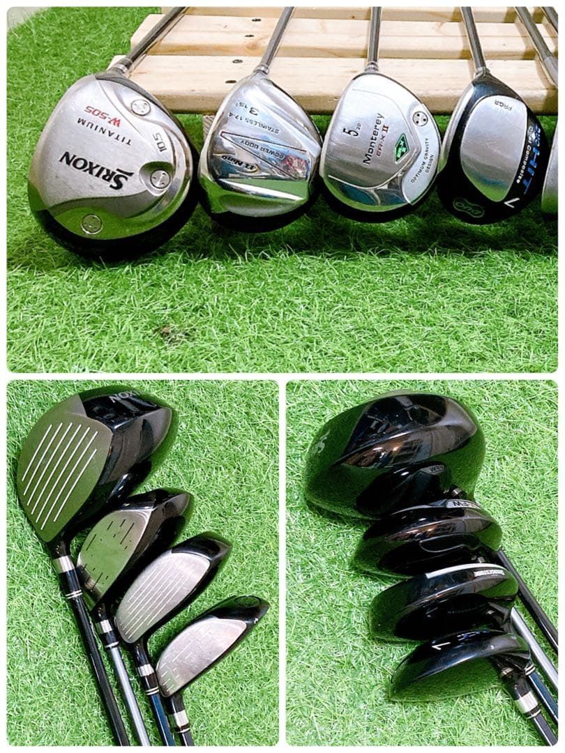H7 スリクソン 初心者オススメ ゴルフ クラブセット メンズ 15本