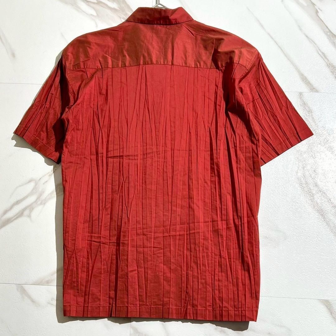 極美品 ISSEY MIYAKE イッセイミヤケ プリーツ加工 半袖シャツ