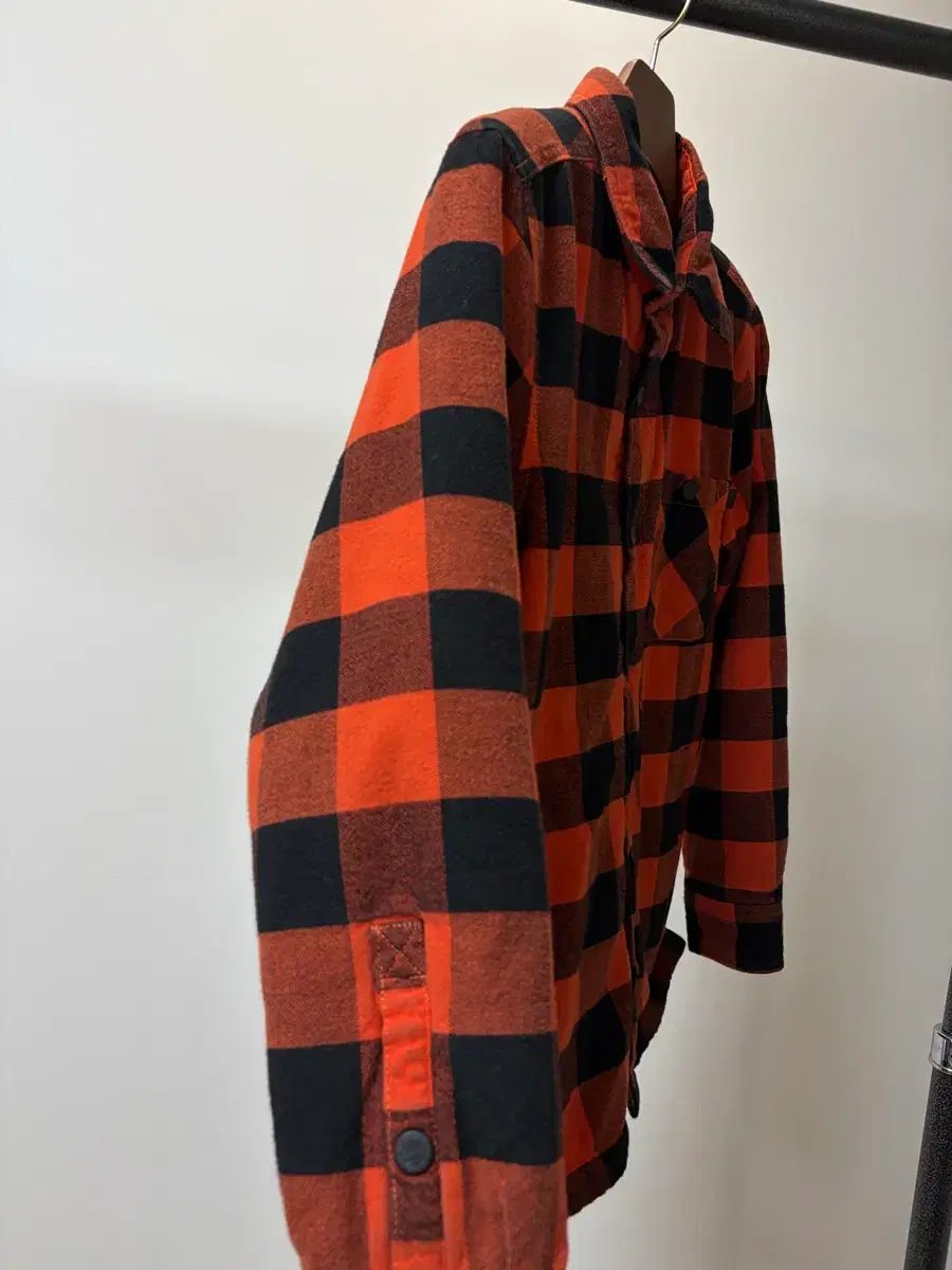 L ティンバーランド レッド バッファロー CHECK フランネル シャツ