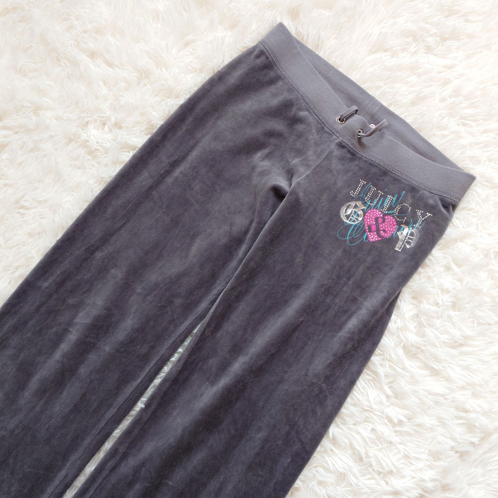 JUICY COUTURE ジューシークチュール Y2K ベロア ラインストーン