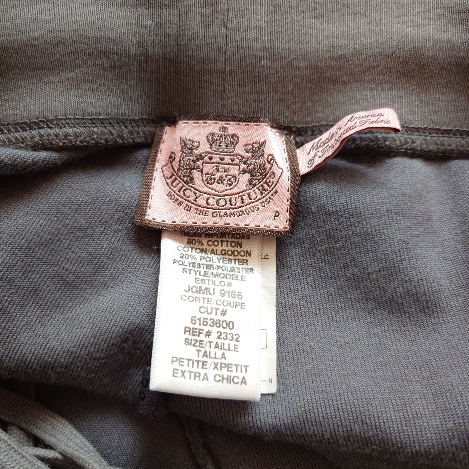 JUICY COUTURE ジューシークチュール Y2K ベロア ラインストーン