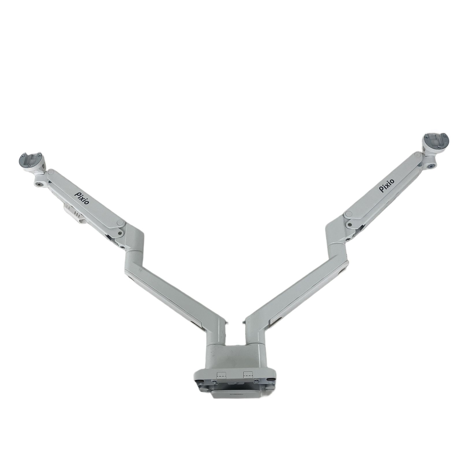 ixio PS 1 D Wave White モニターアーム 2画面 上下 ガススプリング