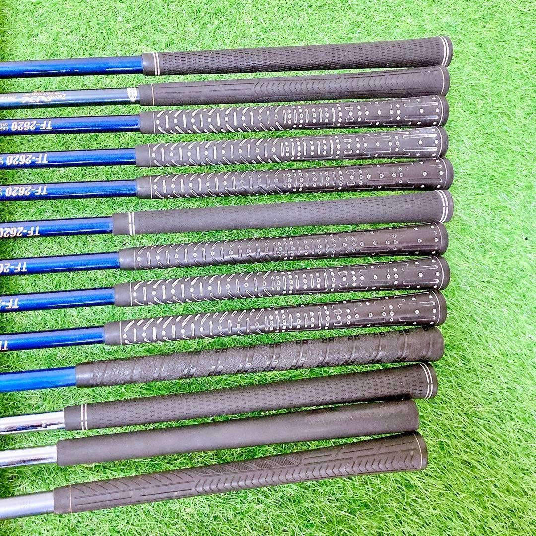 H1.ミズノ 初心者オススメ ゴルフクラブ メンズセット 右利き 13本