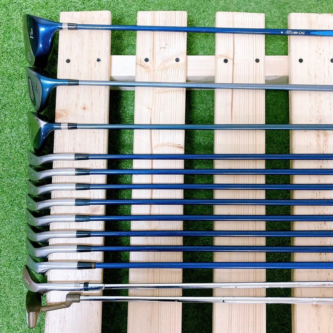 H1.ミズノ 初心者オススメ ゴルフクラブ メンズセット 右利き 13本