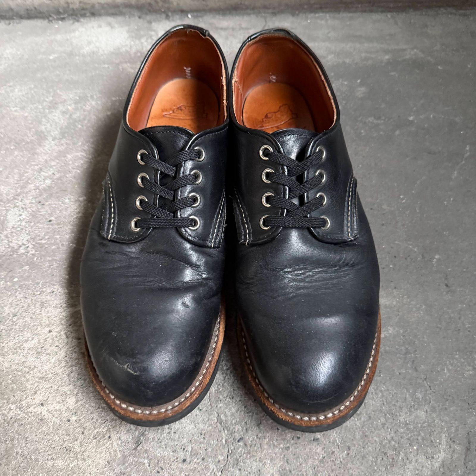 RED WING FOREMAN OXFORD 8059 ブラックハーネス 25.5cm レッド