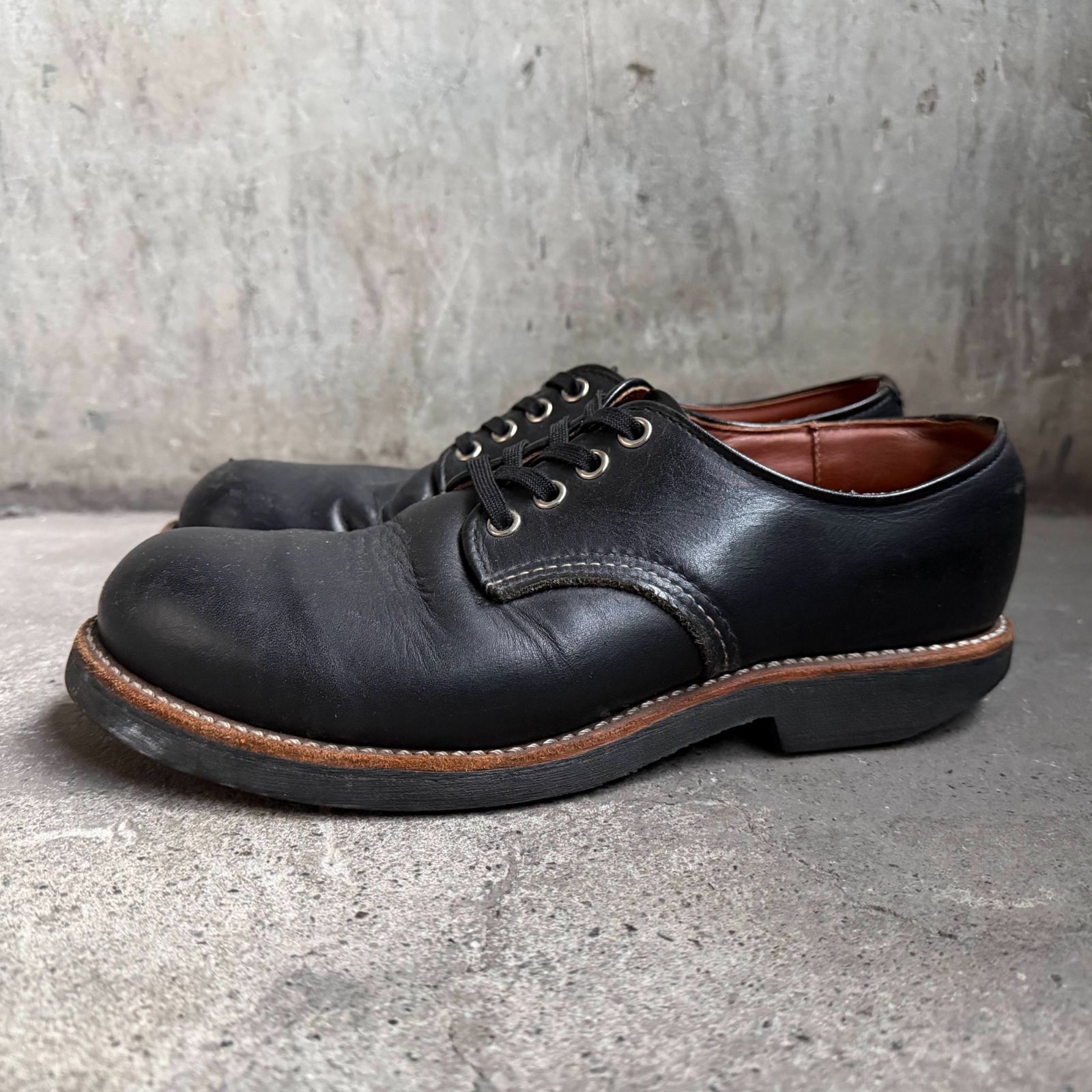 RED WING FOREMAN OXFORD 8059 ブラックハーネス 25.5cm レッド 