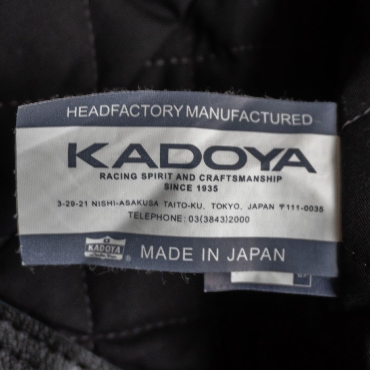 美品/オーダー品】KADOYA HEAD FACTORY【ダブルライダースジャケット