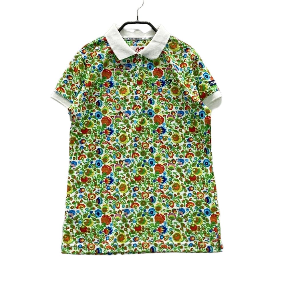 MASTER BUNNY EDITION ポロシャツ　刺繍　ゴルフウェア サイズ：1 MASTER BUNNY EDITION マスターバニーエディション ロゴ刺繍