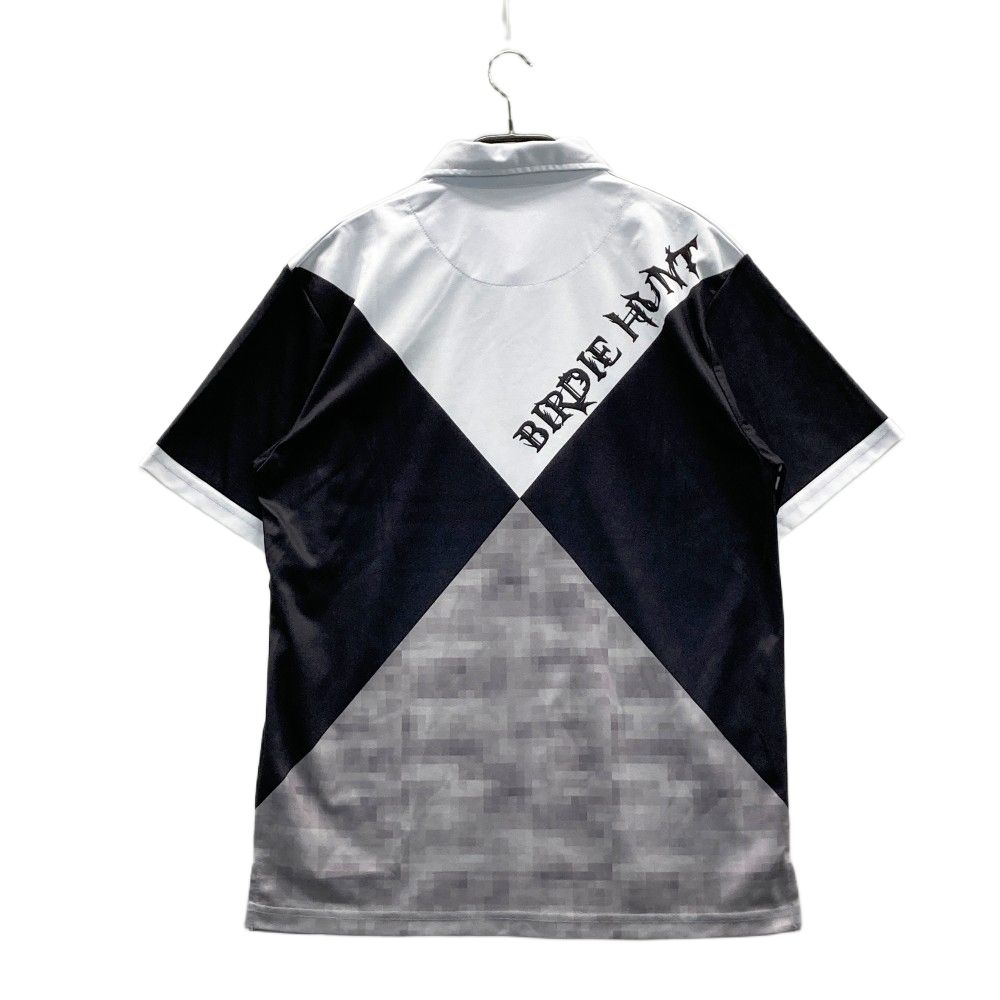 サイズ：L BIRDIE HUNT バーディーハント 半袖ポロシャツ 総柄