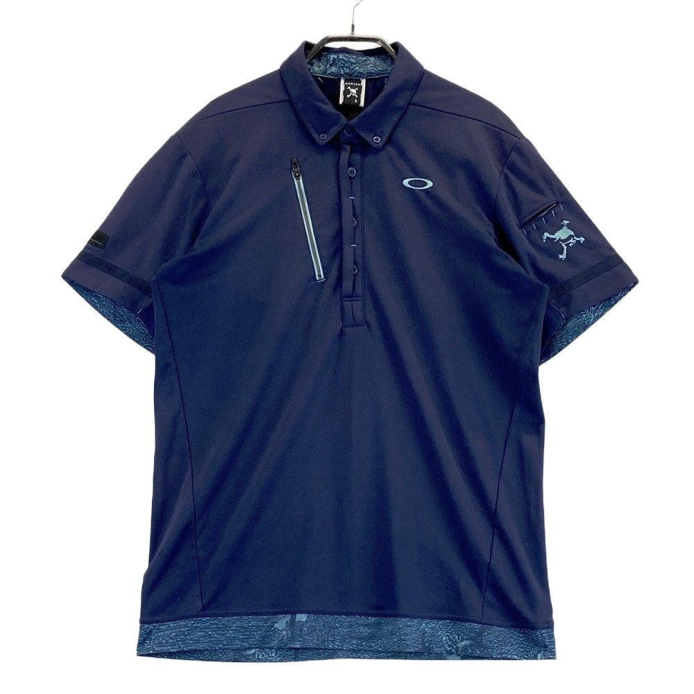 サイズ：L OAKLEY オークリー 434182JP 半袖ポロシャツ ボタンダウン