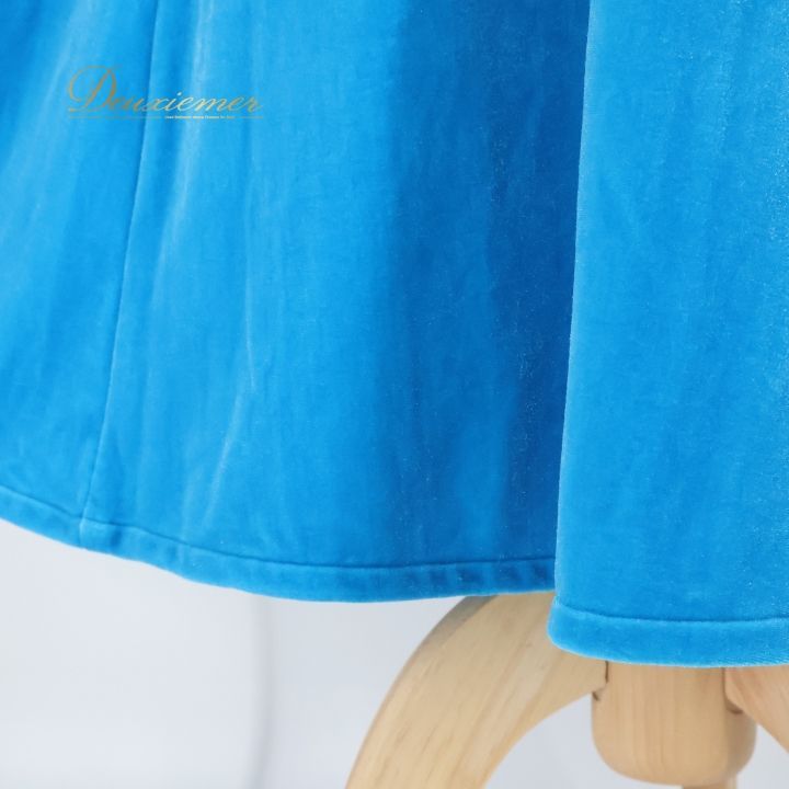 フラダンス 衣装 ワンピース ドレス ブルー系 マーメイドライン