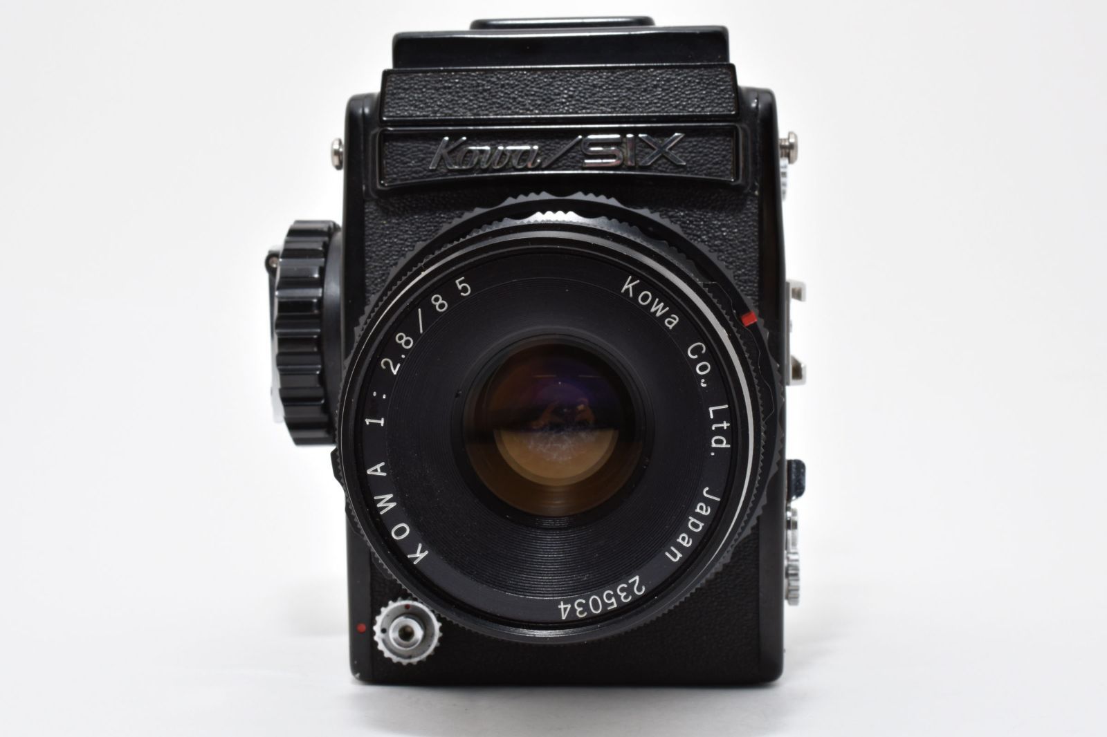 4679 コーワ KOWA SIX Black 85mm F/2.8 中判 フィルムカメラ [動作