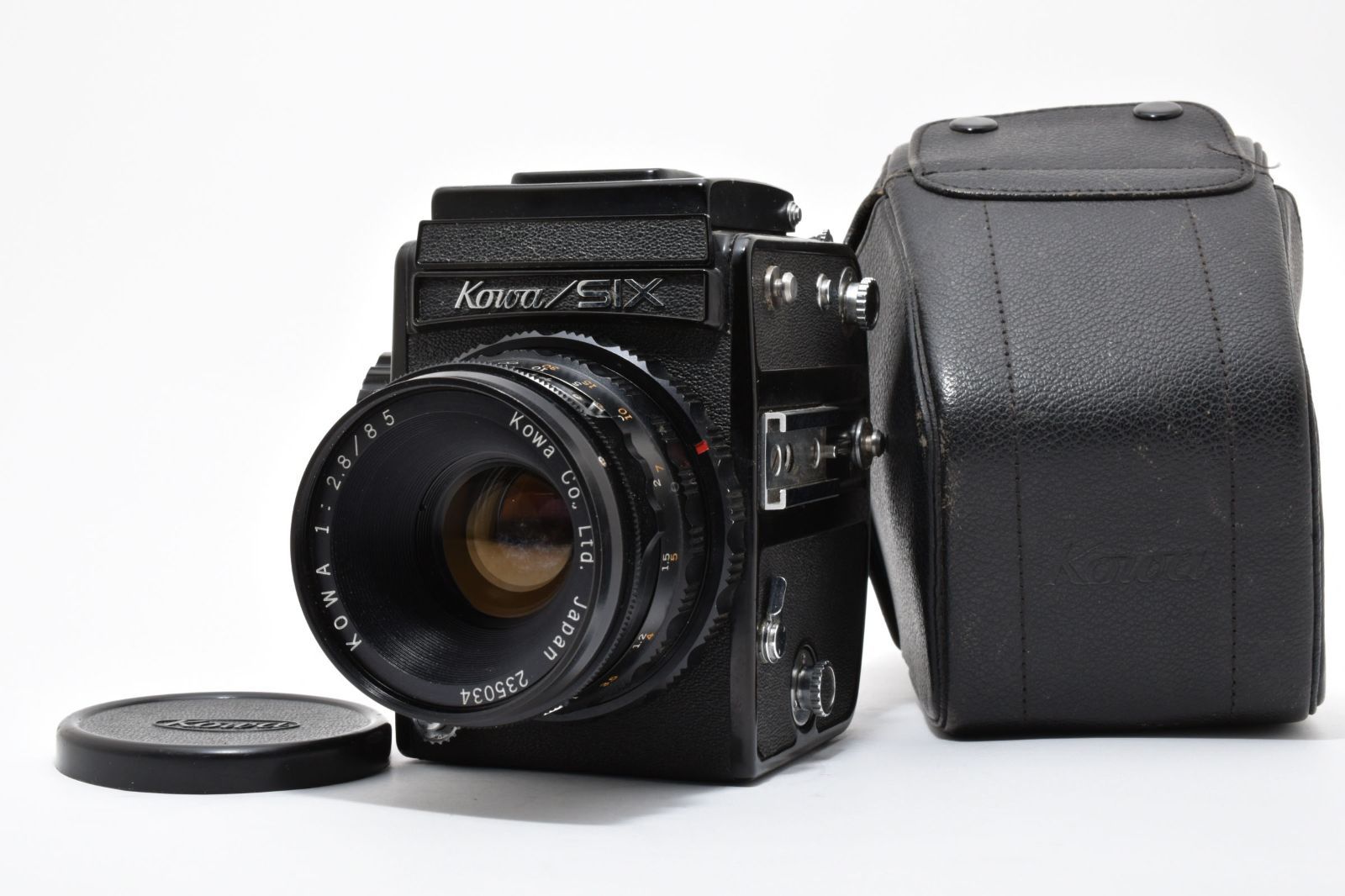 4679 コーワ KOWA SIX Black 85mm F/2.8 中判 フィルムカメラ [動作