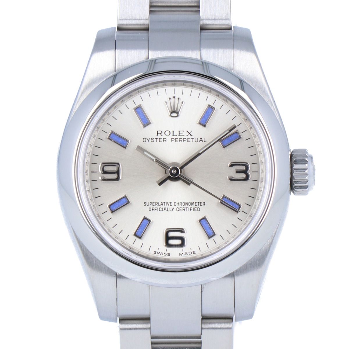 ROLEX】ロレックス オイスターパーペチュアル 176200 Z番 ブルー