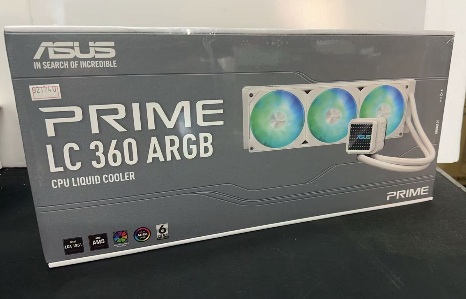 ASUS CPUクーラー PRIME LC 360 ARGB White Edition 921740