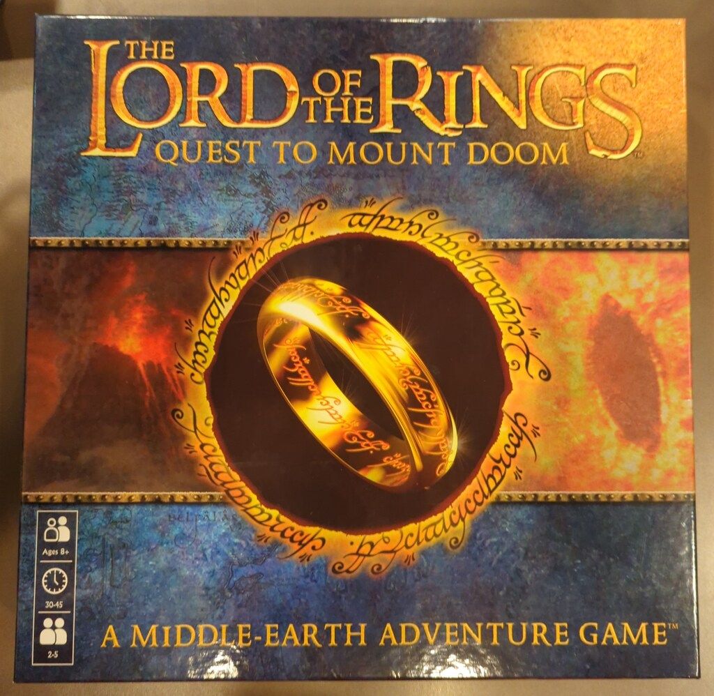 GAMES WORKSHOP THE LORD OF RINGS Quest to Mount Doom a Middle-Earth Adeventure Game
