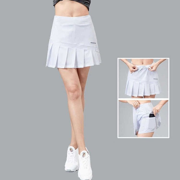 速乾 スポーツウェア レディース スカート プリーツスカート ショート