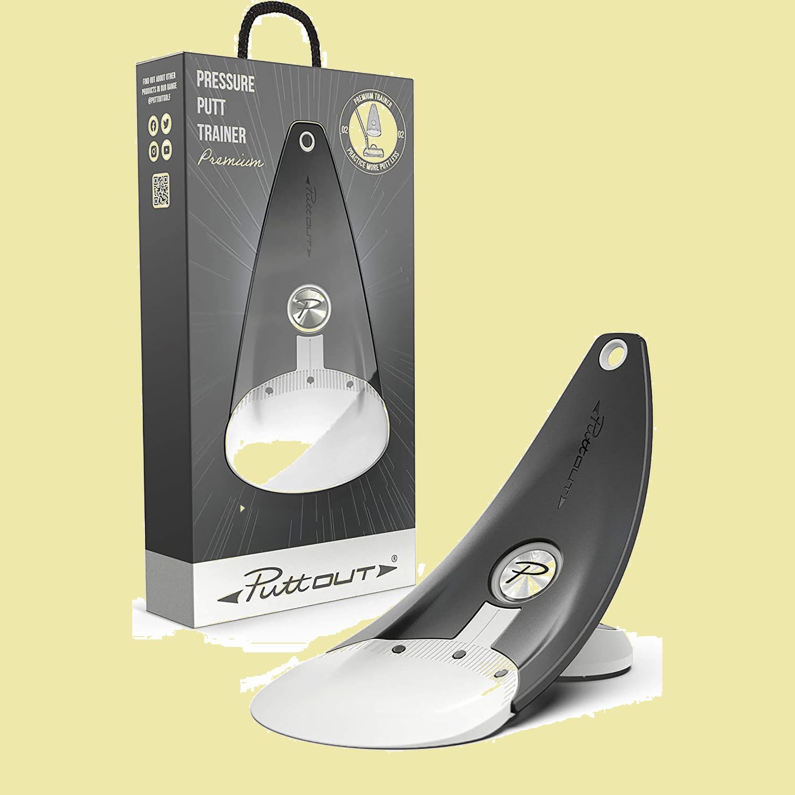 パター 練習 ゴルフ練習 プレッシャーパットトレーナー 室内で出来る本格的なパッティング練習 パター練習器具 ゴルフ練習器具 距離感や方向性の調整に! PuttOUT パットアウト 練習器具 ゴルフパター練習器具