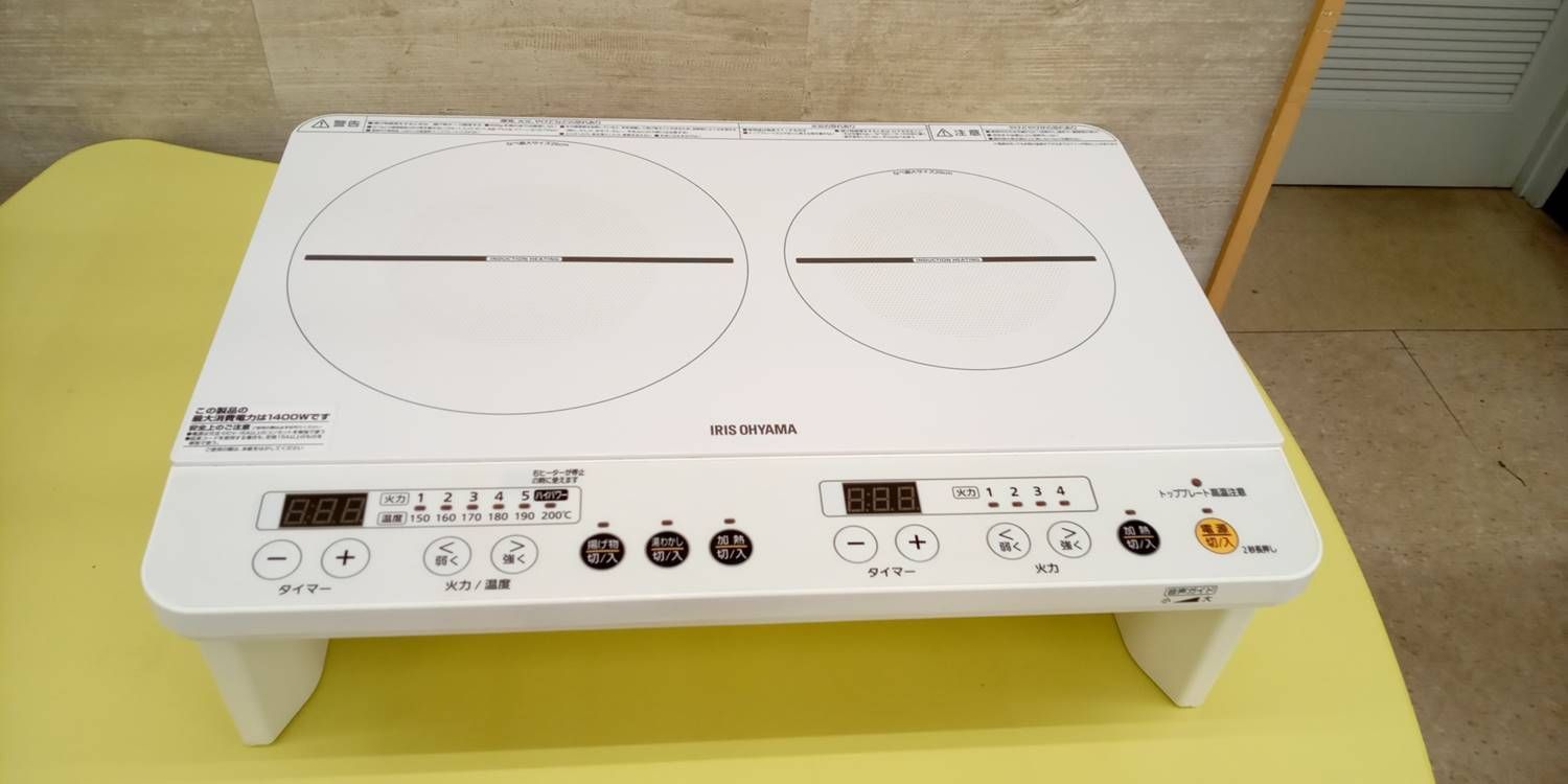 リユー IRIS OHYAMA IHコンロ IHK W 13 SV