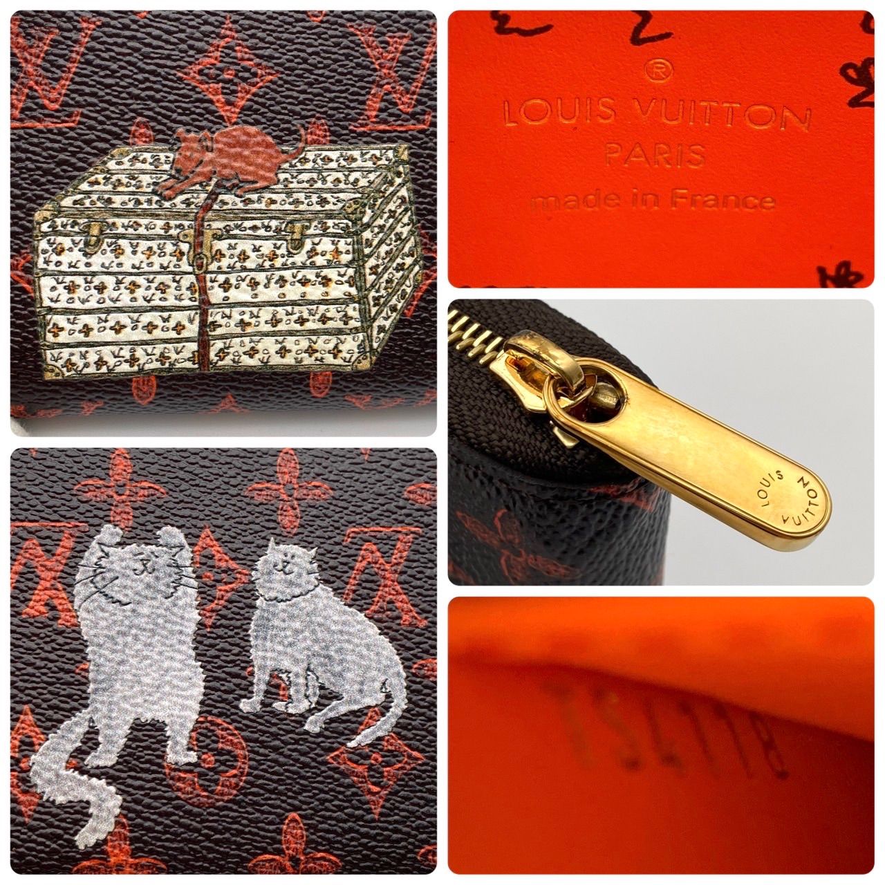 希少レア】ルイヴィトン キャットグラム ジッピーコインパース コイン