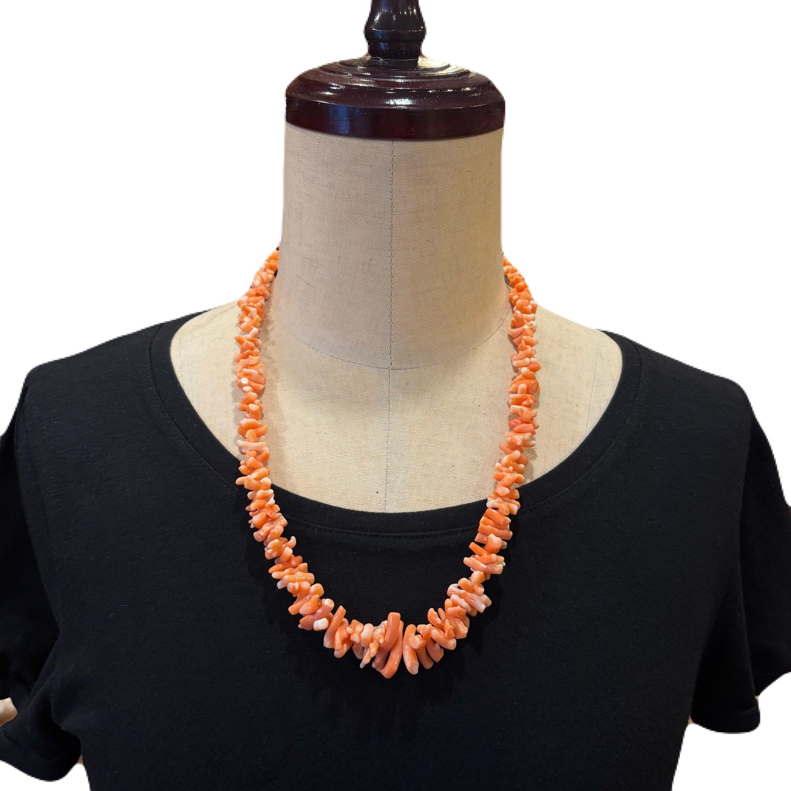 天然桃珊瑚ネックレス 58cm ぷっくり枝珊瑚 シルバー金具 - メルカリ 天然桃珊瑚ネックレス 58cm ぷっくり枝珊瑚 シルバー金具 - メルカリ