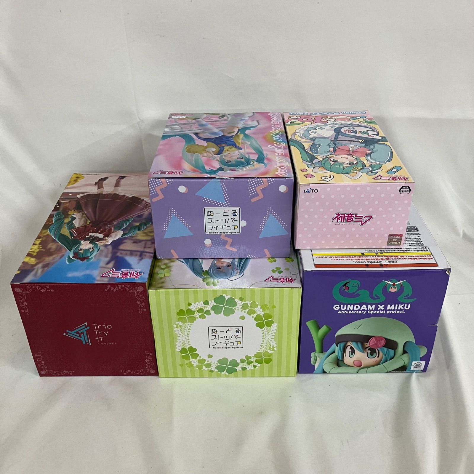 未開封 初音ミク ぬーどるストッパー ザクぐるみ 他 5個セット SFQ061