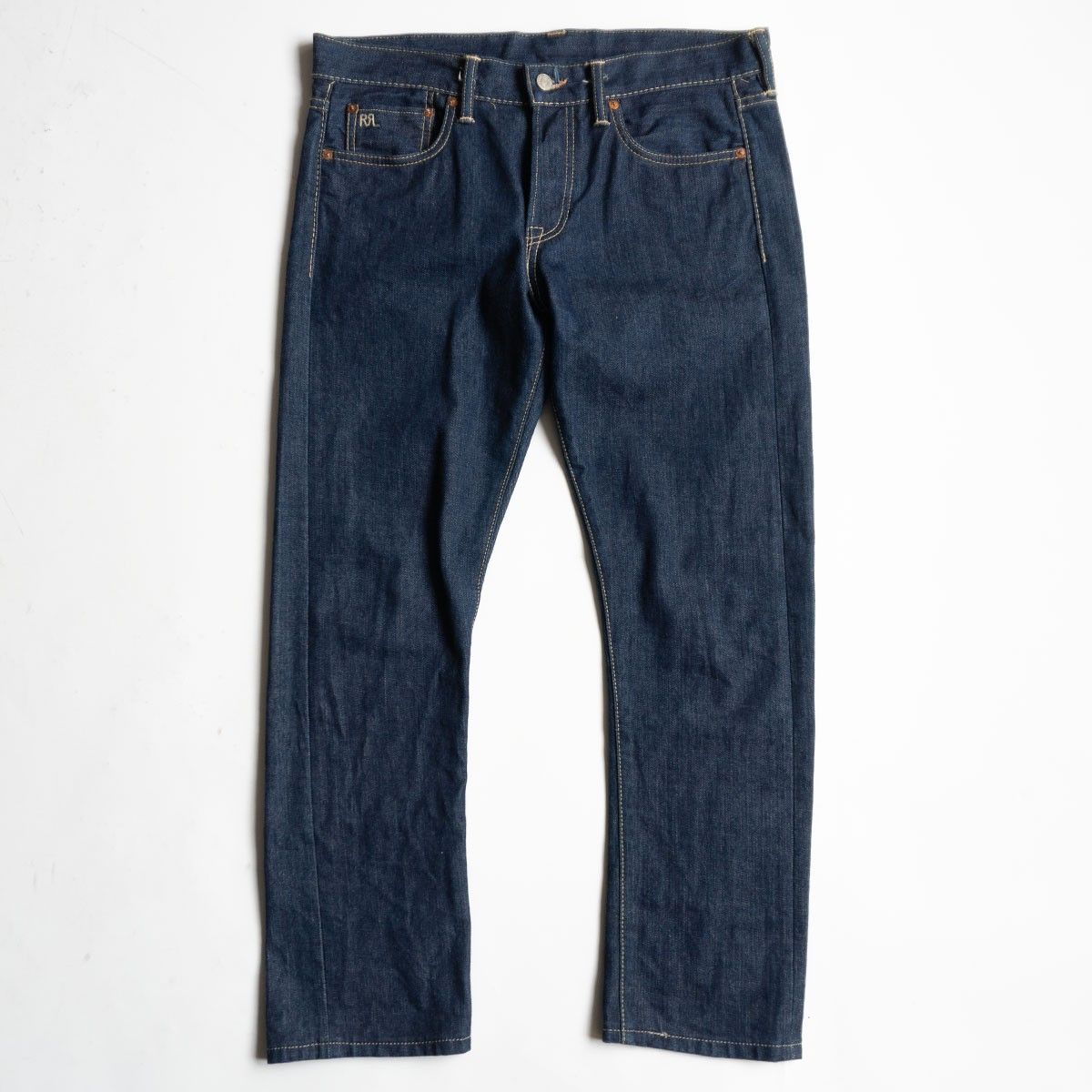 美品】RRL【SLIM FIT JEANS】29×34 アメリカ製 スリムフィットジーンズ