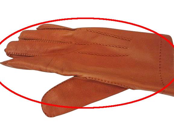 エルメス HERMES レザー グローブ 本革 手袋 8 1 2 赤茶色 AA フォーマル対応 Tシャツ