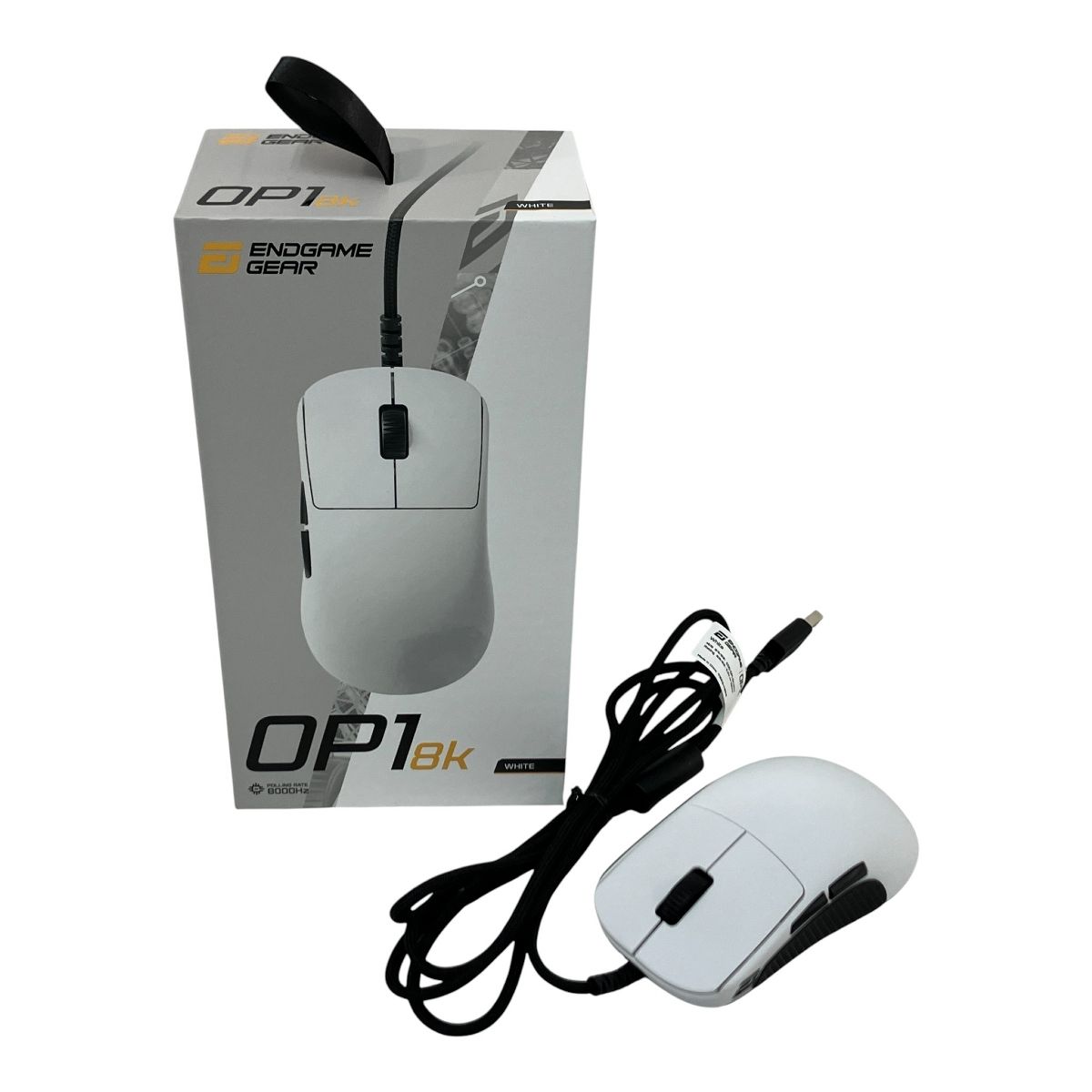 ENDGAME GEAR EGG-OP 1-8 K-WHT OP 1 8 K 有線 ゲーミングマウス PC