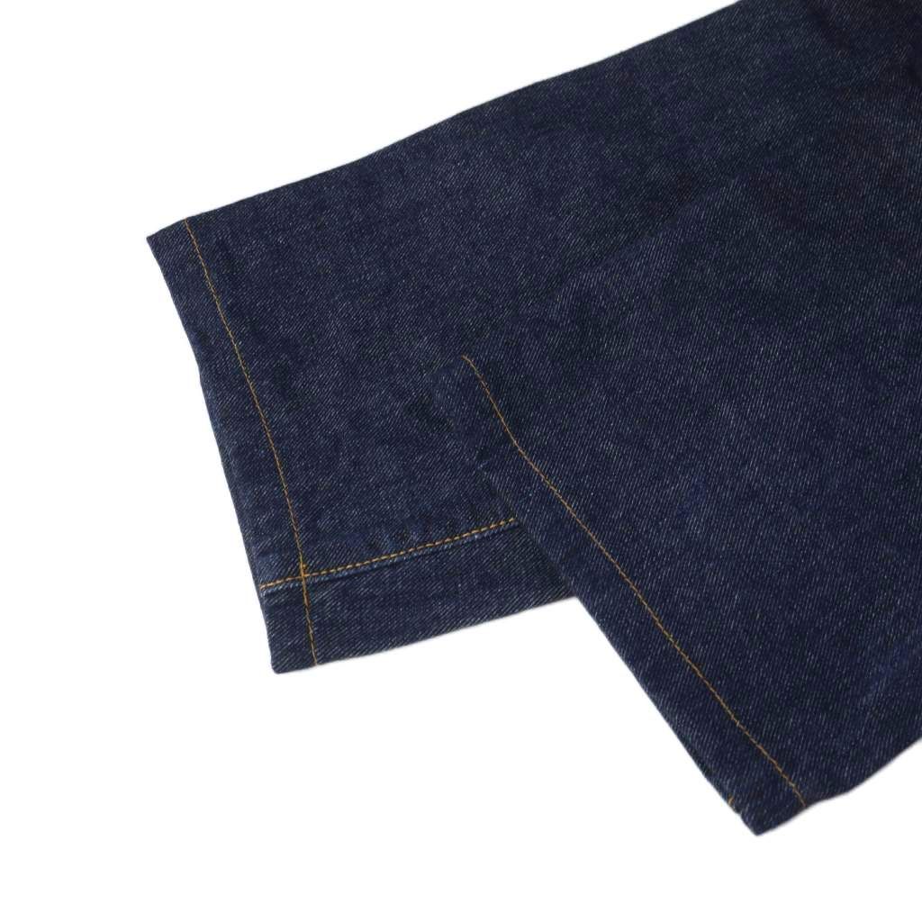 ダブレット doublet デニムパンツ ジーンズ ジップフライ ロゴ