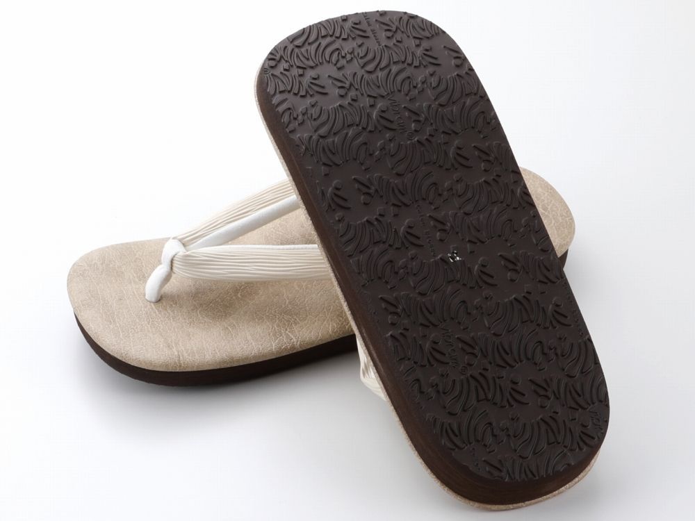  紳士用 菱屋謹製 カレンブロッソ ソフト鼻緒 メンズ カフェ草履 ＬＬサイズ ライトブラウン st 118 １４ 草履 和装履物