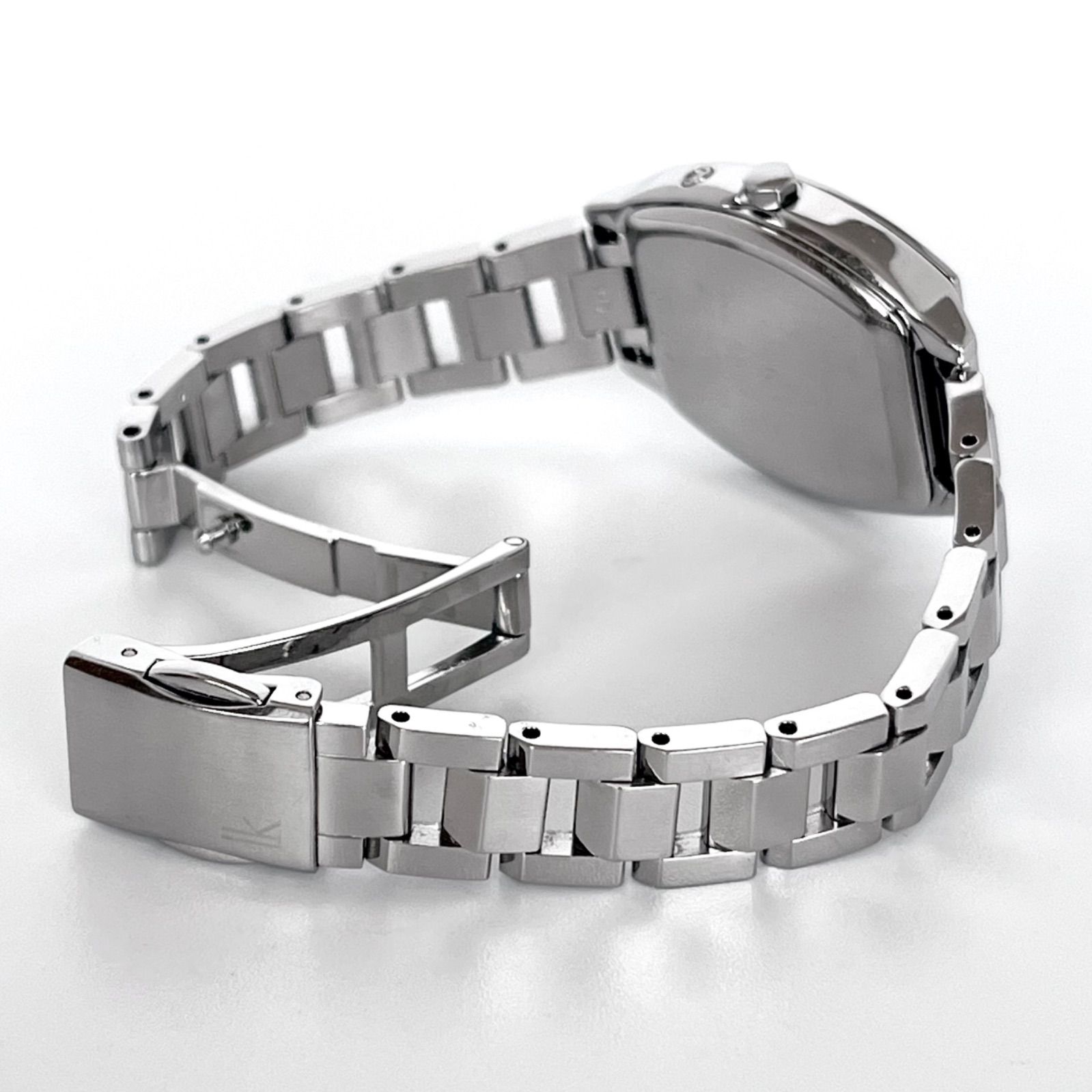  セイコー ルキア レディース 腕時計 稼働 電波ソーラー 磨き済み SEIKO LUKIA ネイビー文字盤 金属ベルト 時計