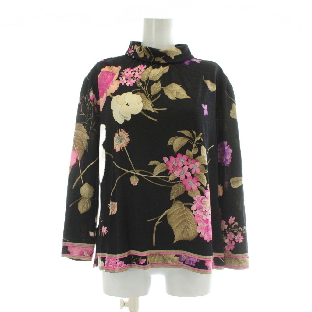 レオナール LEONARD FASHION カットソー トップス ウール シルク混