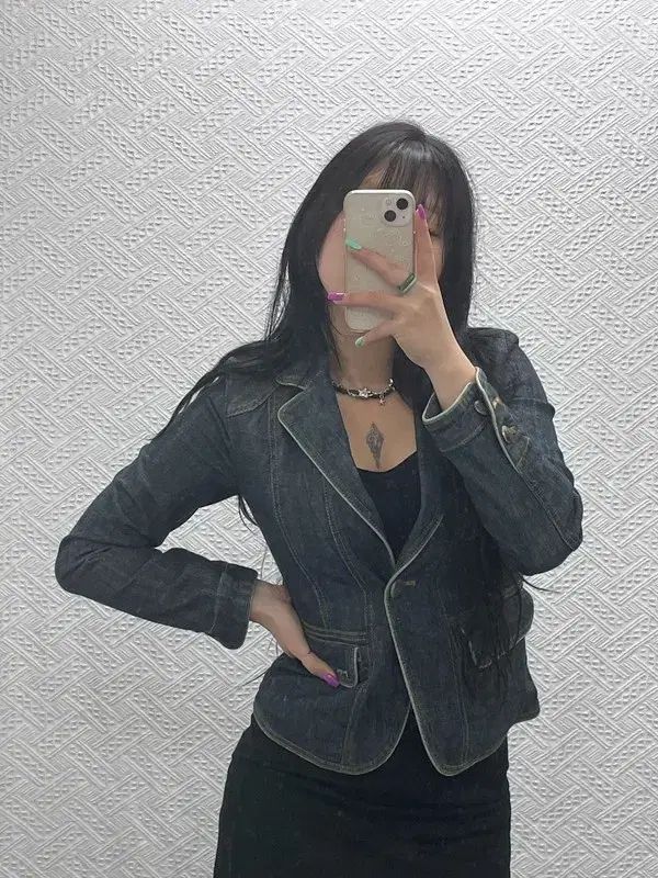 ベティ ブープ スクール ヴィンテージ キッチラベル デニム ジャケット 90 C07200