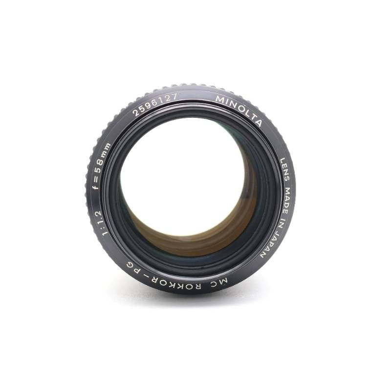 □完動品 MINOLTA MC ROKKOR-PG 58mm f1.2 単焦点レンズ - メルカリ