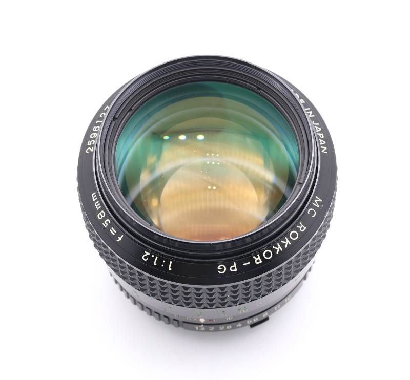 □完動品 MINOLTA MC ROKKOR-PG 58mm f1.2 単焦点レンズ - メルカリ