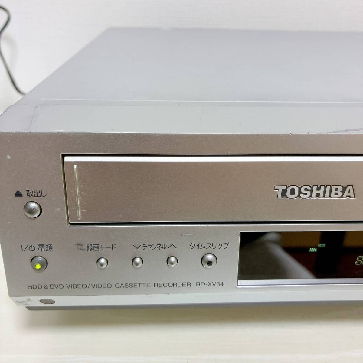 T09484400 【整備品】TOSHIBA 東芝 RD-XV34SJ VHS⇔DVD⇔HDD ダビOK