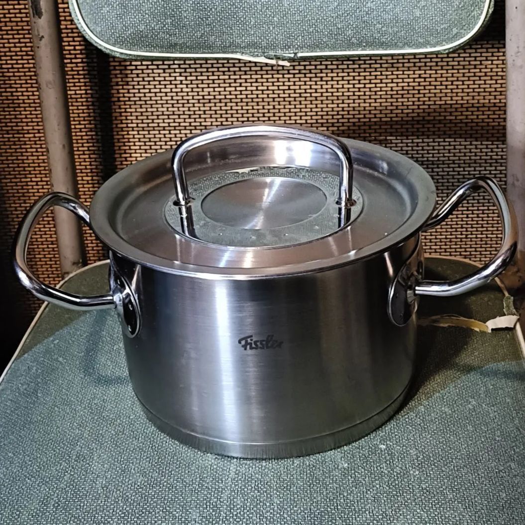 西ドイツ製！ ヴィンテージ フィスラー 旧プロコレクション シチューポット20 フィスラー プロコレクション 旧タイプ シチューポット 16cm 84-123-16