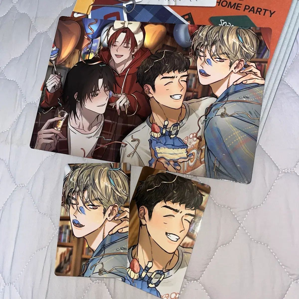 BOMTOON HOMEパーティー ポップアップ クロスオーバー はがき トレカ