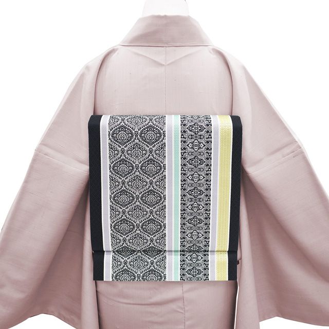 新品】 名古屋帯 未使用 本場筑前博多織 井上絹織 正絹 八寸 博多織