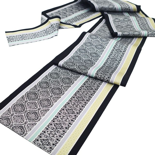 新品】 名古屋帯 未使用 本場筑前博多織 井上絹織 正絹 八寸 博多織