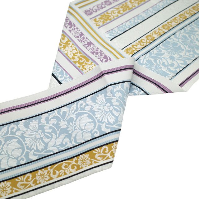 新品】 名古屋帯 未使用 本場筑前博多織 井上絹織 正絹 八寸 博多織