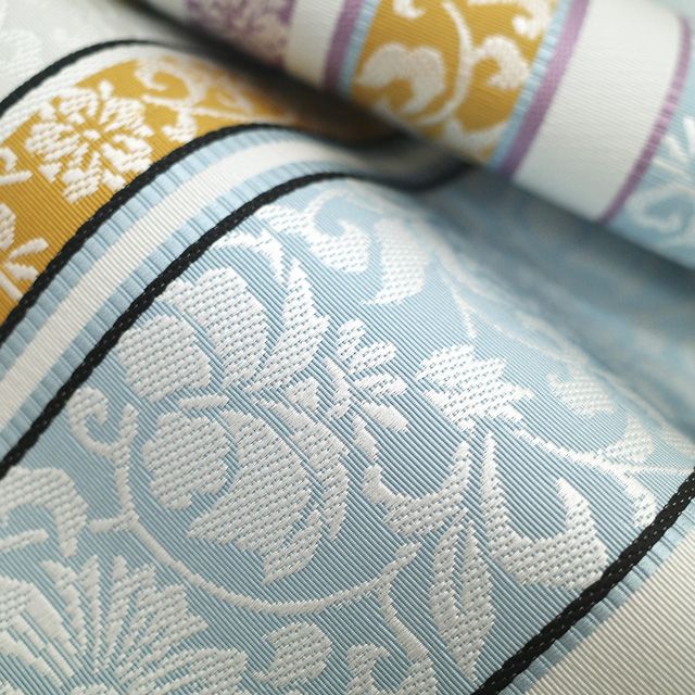 新品未使用品　証紙あり　本場筑前博多織『井上絹織物』全通名古屋帯 新品】 名古屋帯 未使用 本場筑前博多織 井上絹織 正絹 八寸 博多織